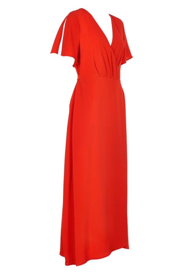 Ichi Zarun Red Wrap Φόρεμα - Image 2