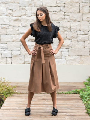 Chaton Skirt with Pleats