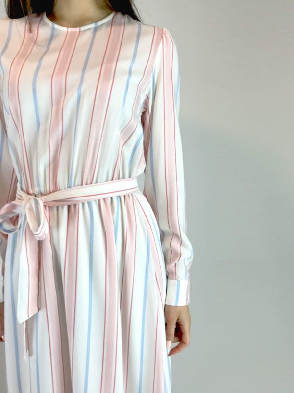 Milkwhite Striped Dress