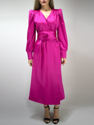 Milkwhite Wrap Dress