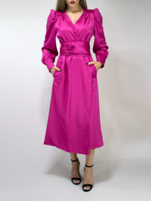 Milkwhite Wrap Dress