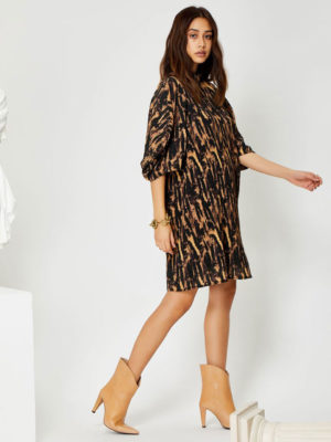 Ghospell Puffer Sleeves Dress