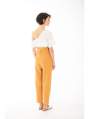 Chaton Pants with Pleats