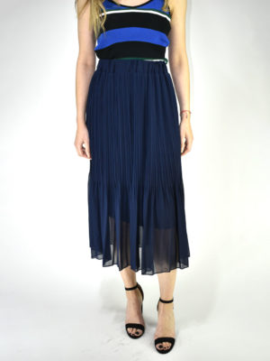 Orion London Cora Skirt Navy