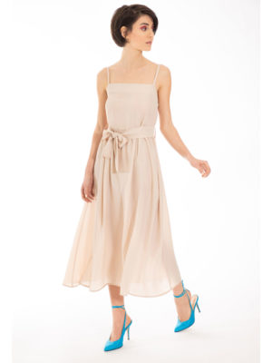 Chaton Gilda Dress Dusty Beige