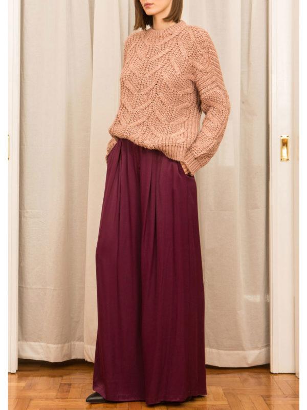 Ofilia's Wild Cherry Wide Legs Pants