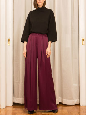 Ofilia's Wild Cherry Wide Legs Pants