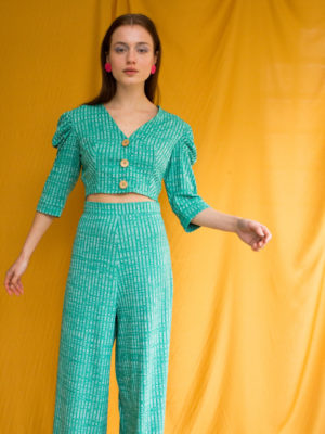 Ananke Melanie Puff Sleeve Knit Top