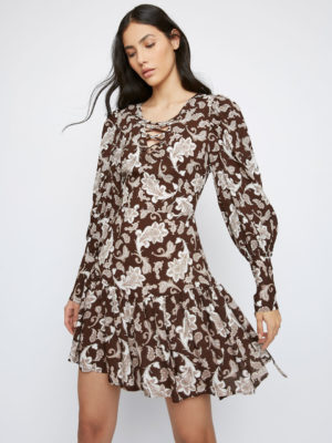 Glamorous Brown Short Dress