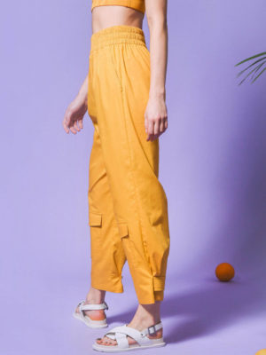 Arpyes Citrus Popline Pants Mustard