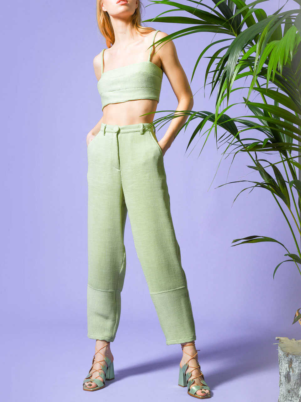 Arpyes Ginger Pants Lime • REDLOU ONLINE STORE