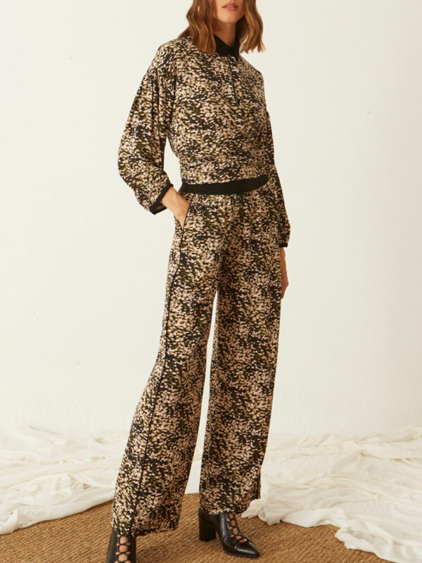 Ofilia's Wrap Printed Shirt