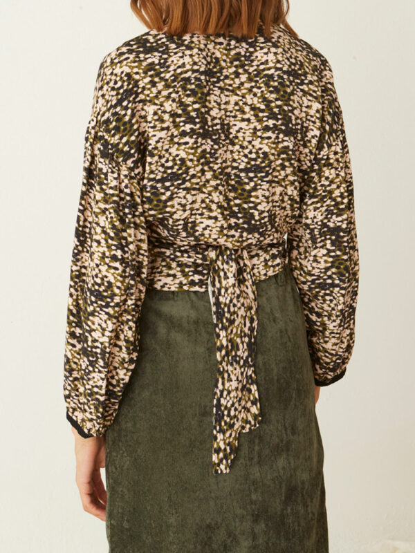 Ofilia's Wrap Printed Shirt - Image 2