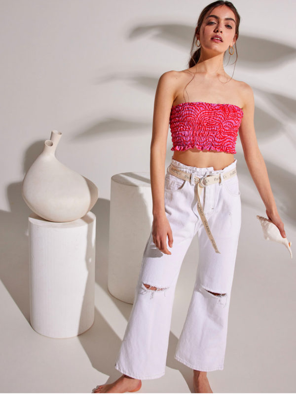 The KNL's Blast Flare Jeans Off White