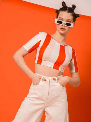 Arpyes Ice Cream Cropped Top