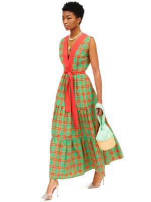 We are Tiered Maxi Dress Green