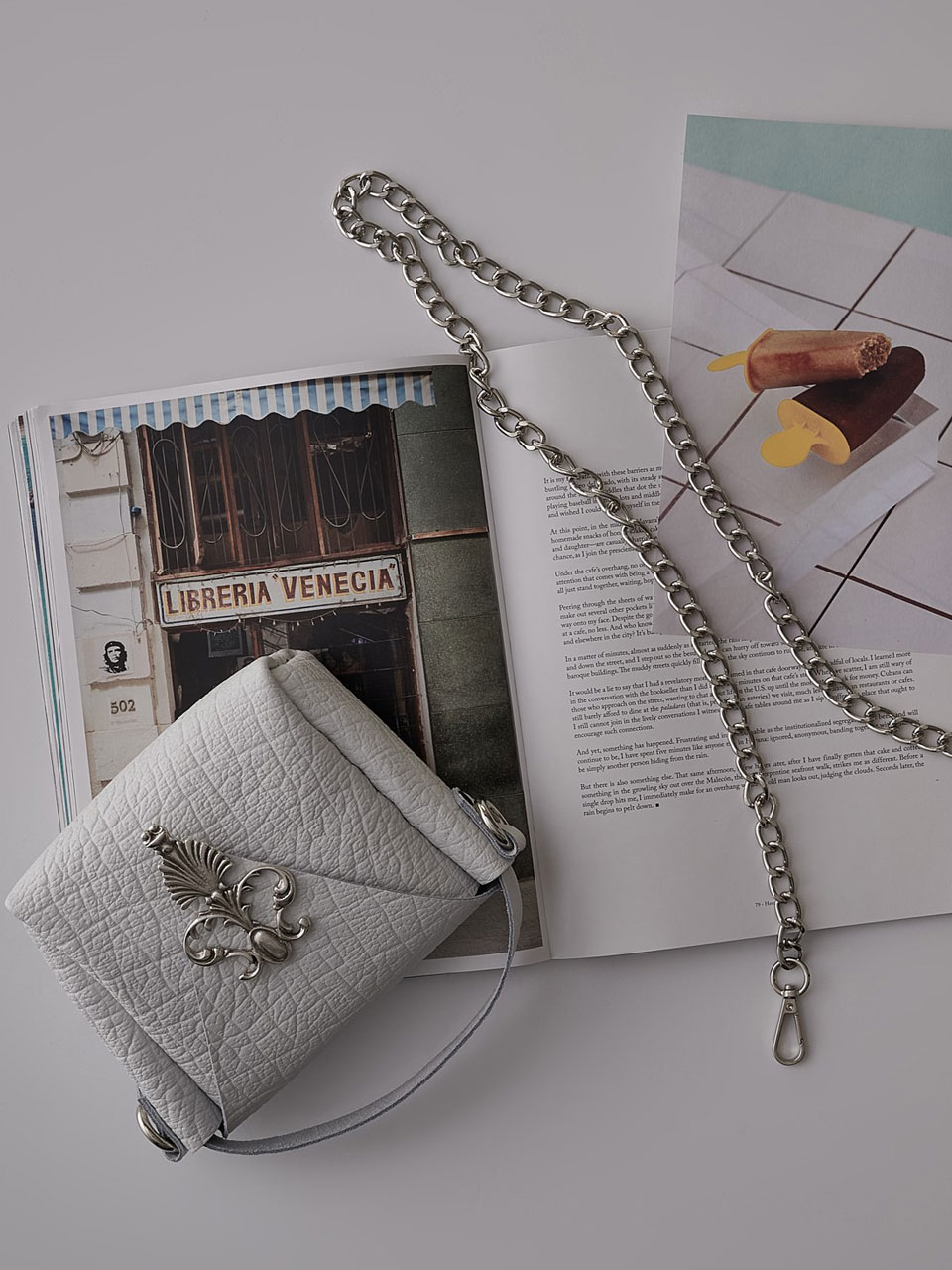 Individual "Unchained melody" Bag White