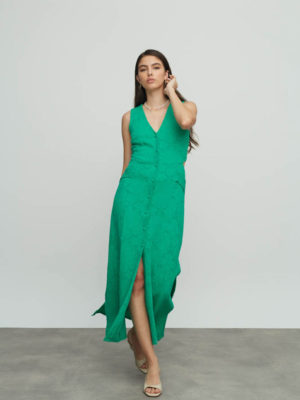 Ofilia's Cut Out Dress Green