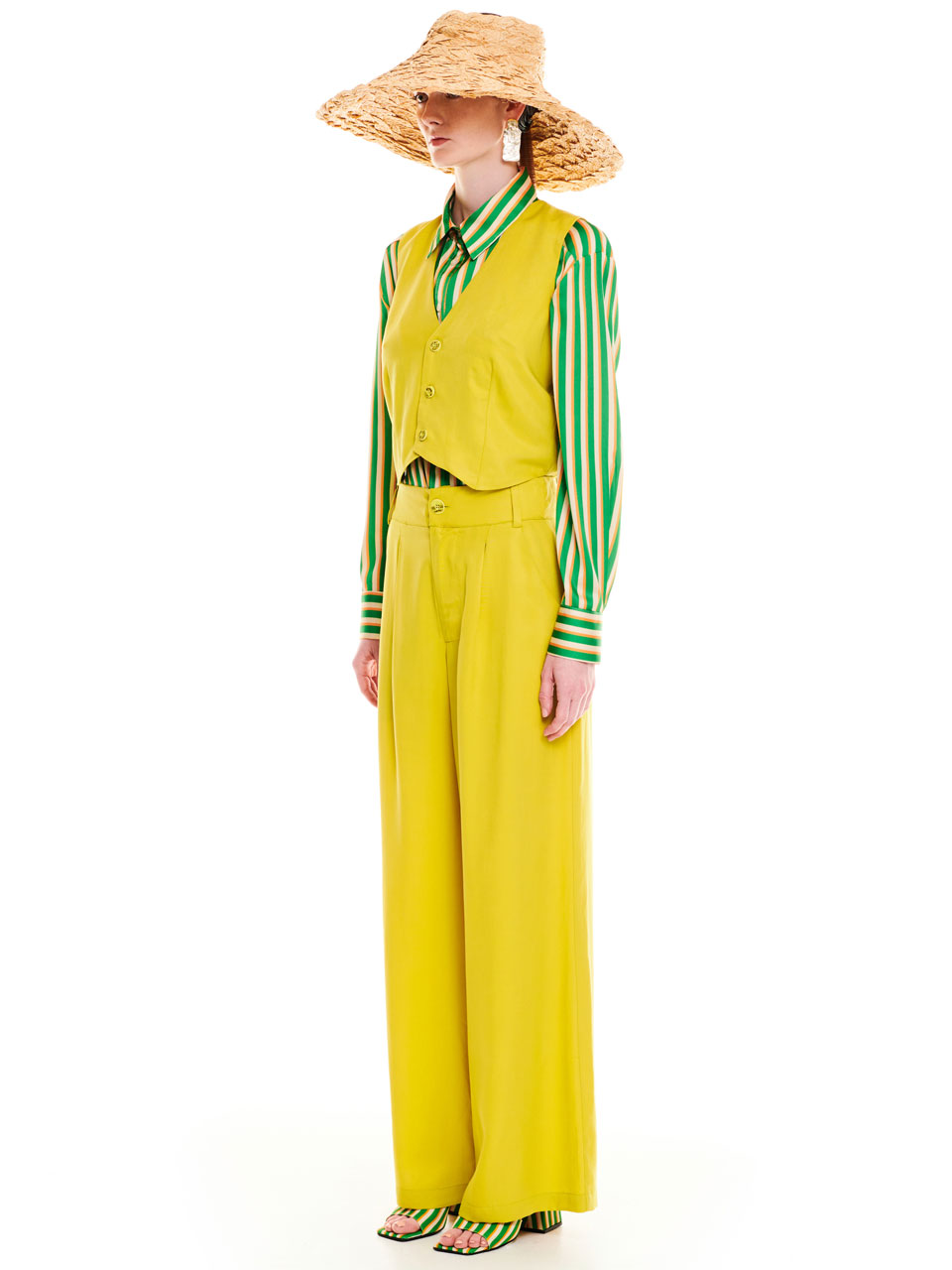 We are Wide-leg Pants Lime