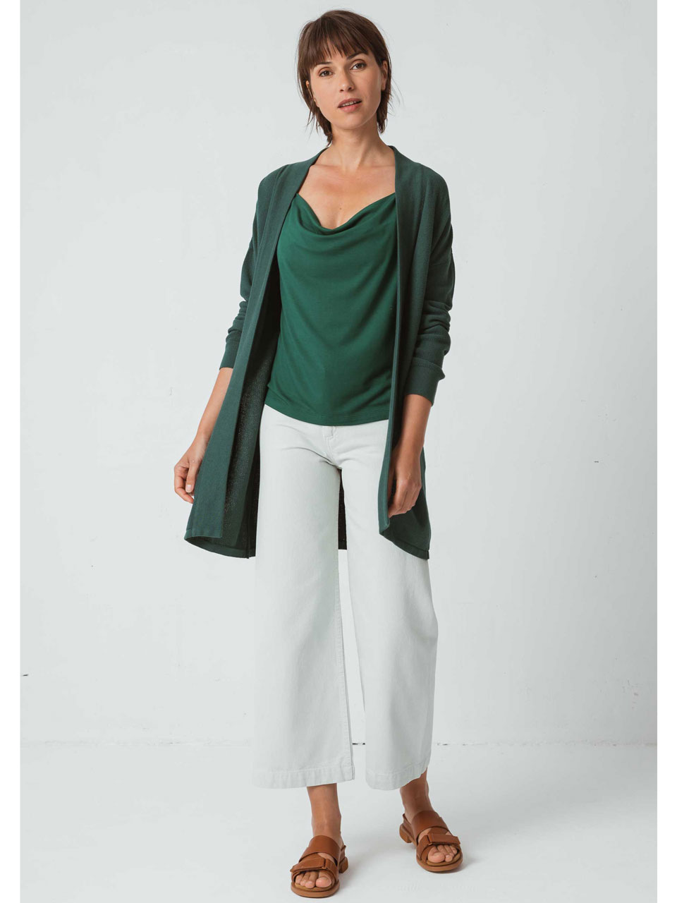 Skfk Ara Cardigan Green