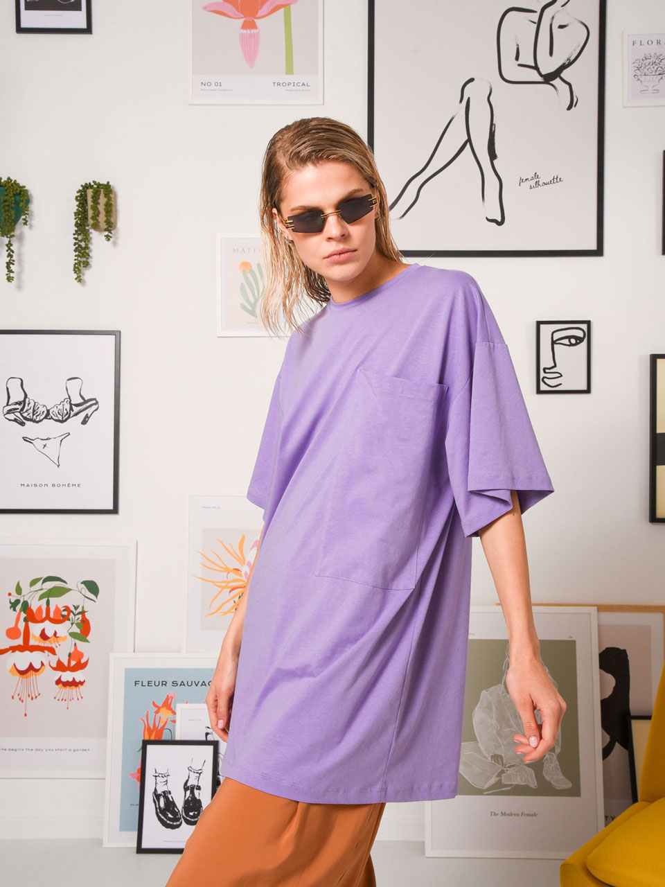 Arpyes Untitled T-shirt Lilac