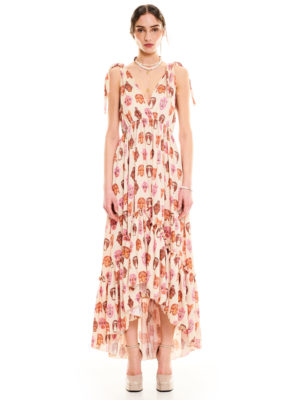 We are Ruffled Dress Masks Ivory