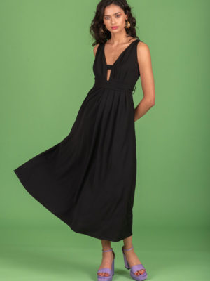 Chaton Maurice Dress Jet Black