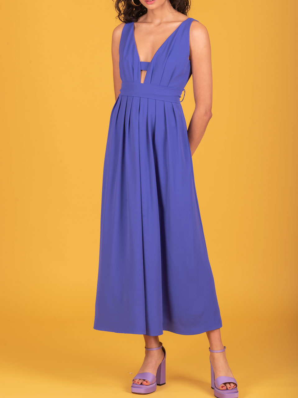 Chaton Maurice Dress Blue Mauve