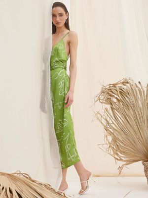 The Knls Andromeda Lime Dress