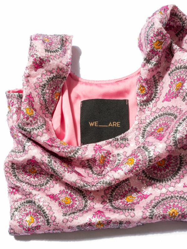We are Sequin Mini Bag Cactus Pink - Image 3