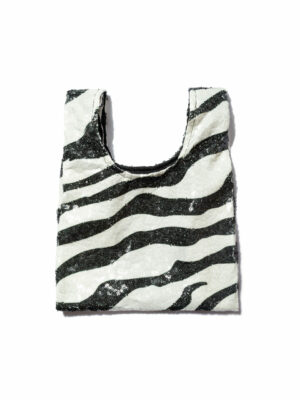 We are Sequin Mini Bag Zebra