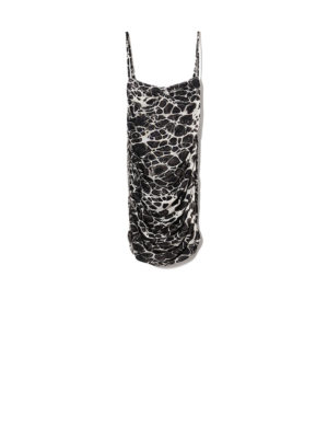 Milkwhite Mini Dress Stingray Black