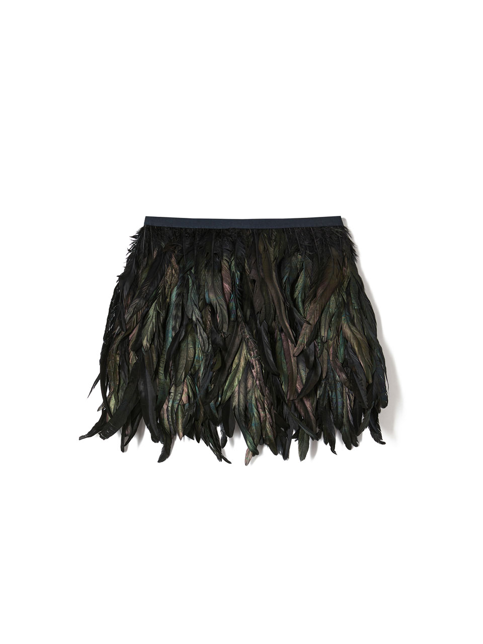 Feather skirt online shop