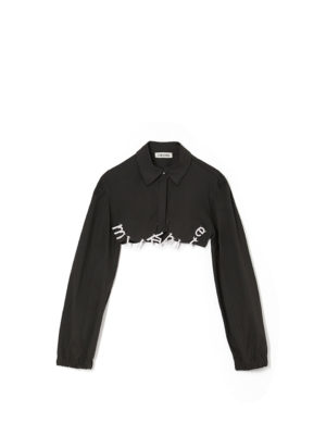Milkwhite Cropped Jacket Grey