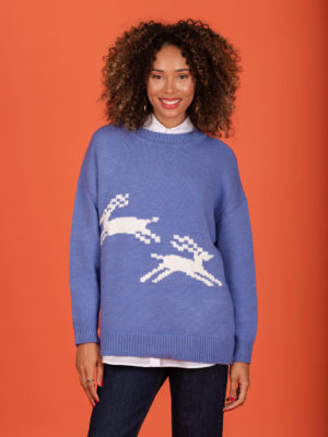 Chaton Kristoff Knit Sweater (Light blue)