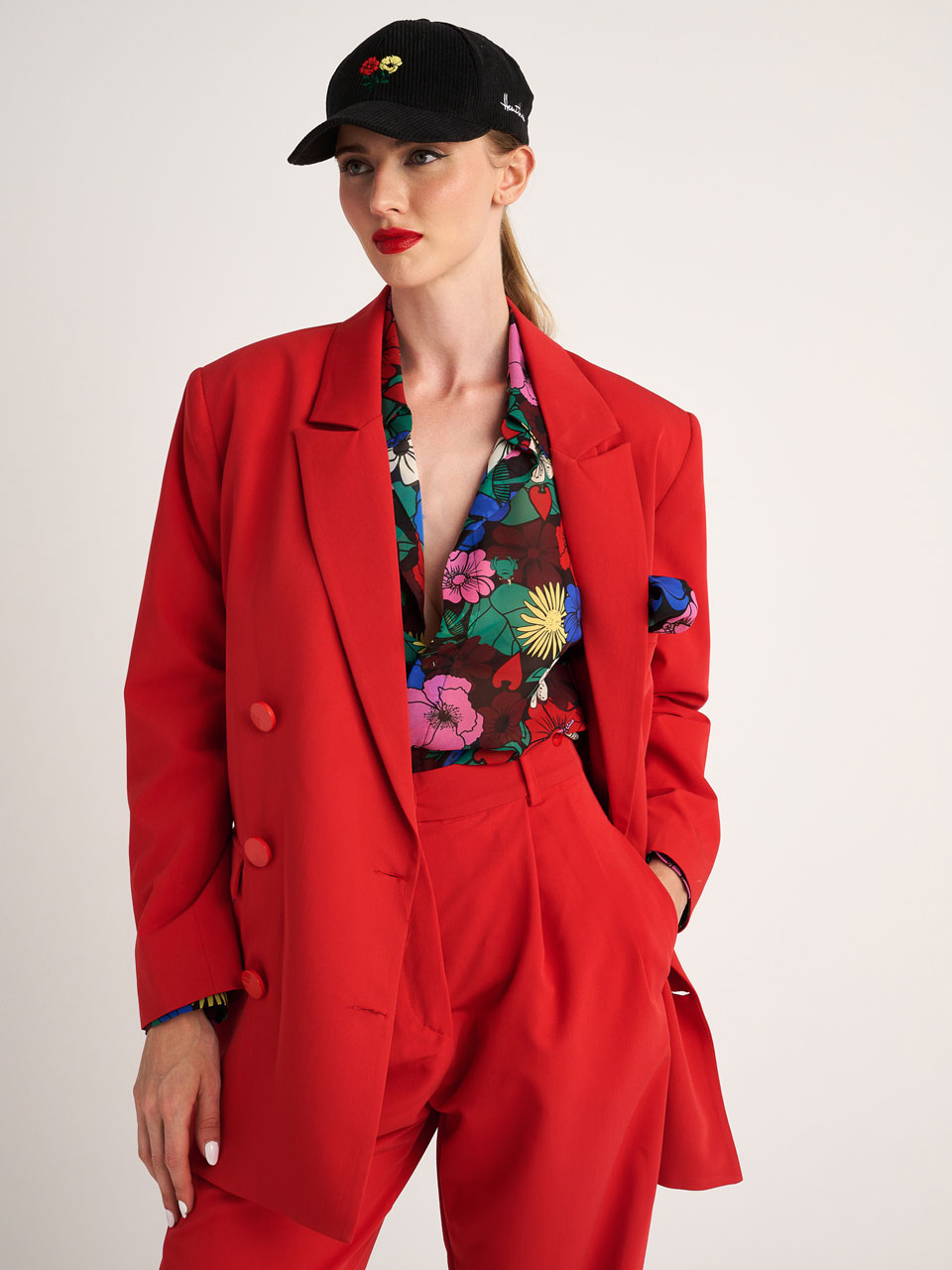 Hemithea Uma Blazer (Red)