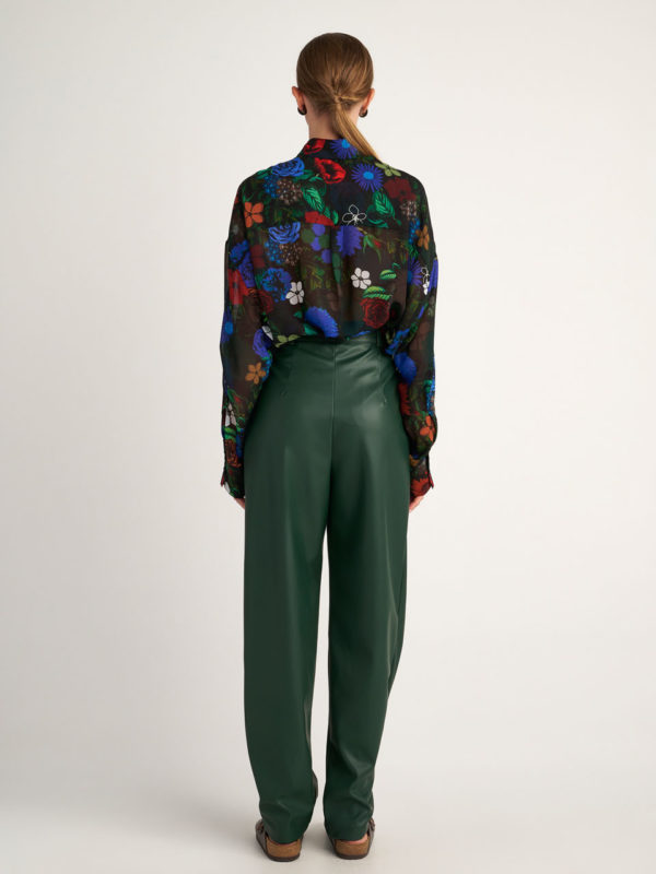 Hemithea Rachel Pants (Leatherlook Dark Green)
