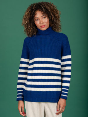 Mattias knit sweater (Intense Blue)