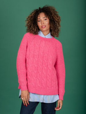 Chaton Lauren knit sweater (Pink)