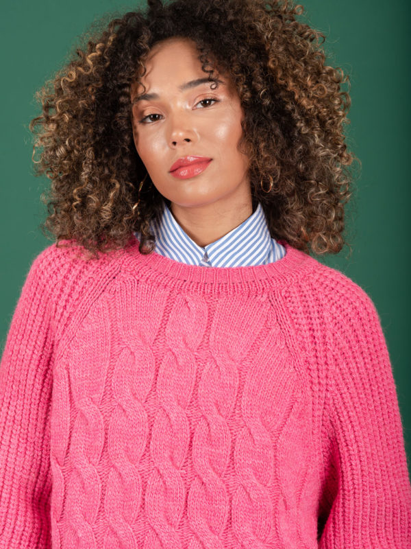 Chaton Lauren knit sweater (Pink)