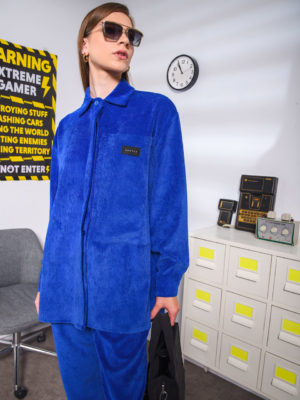 Arpyes Split Shirt Blue