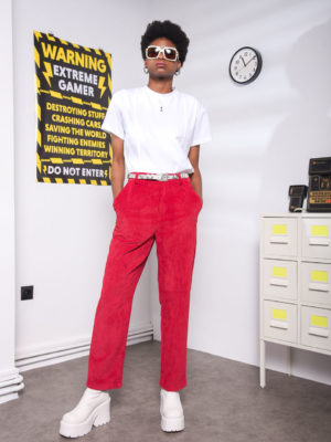 Arpyes Split Pants Red