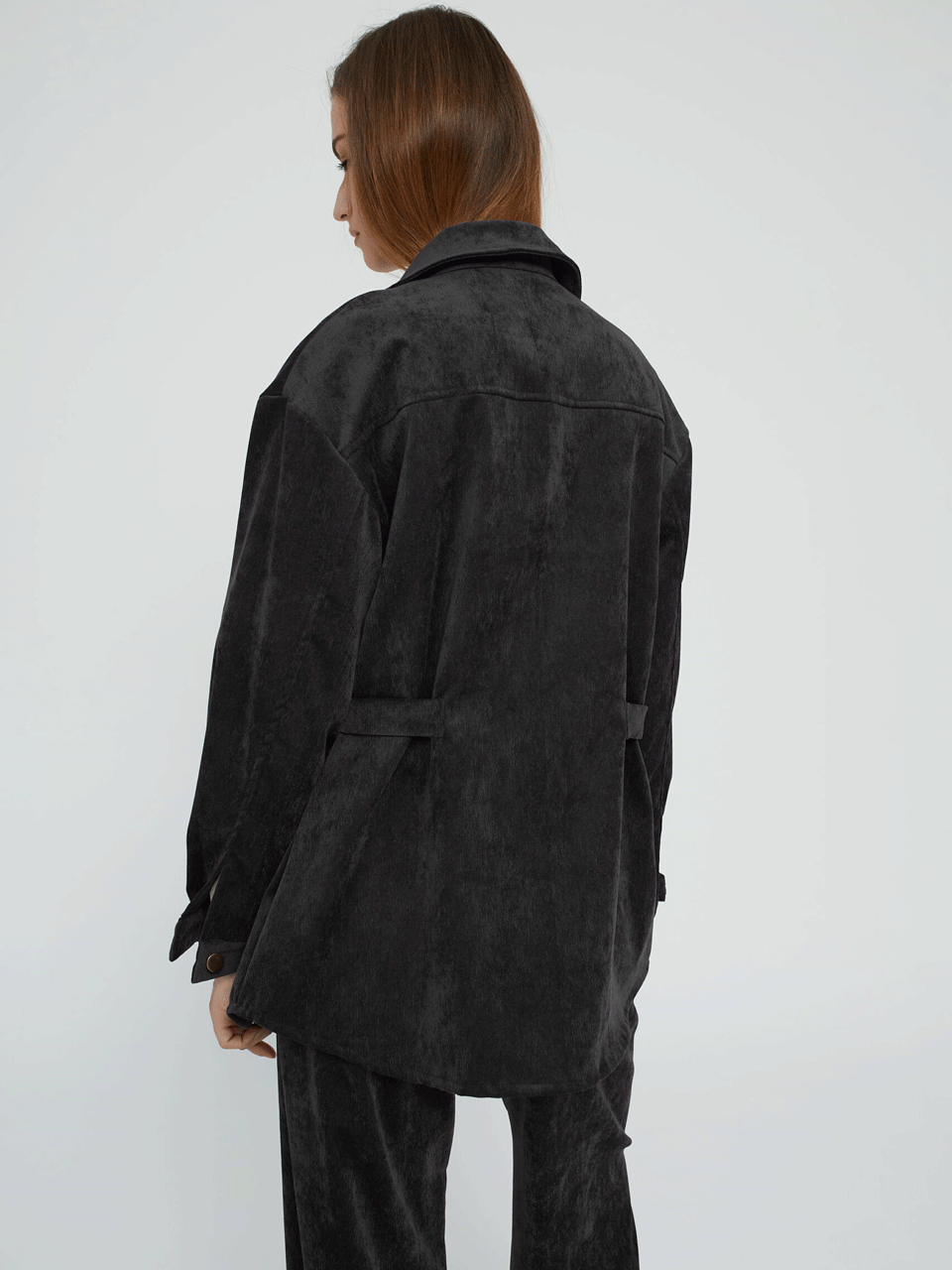 Ofilia's Flauel Buttoned Shirt Black