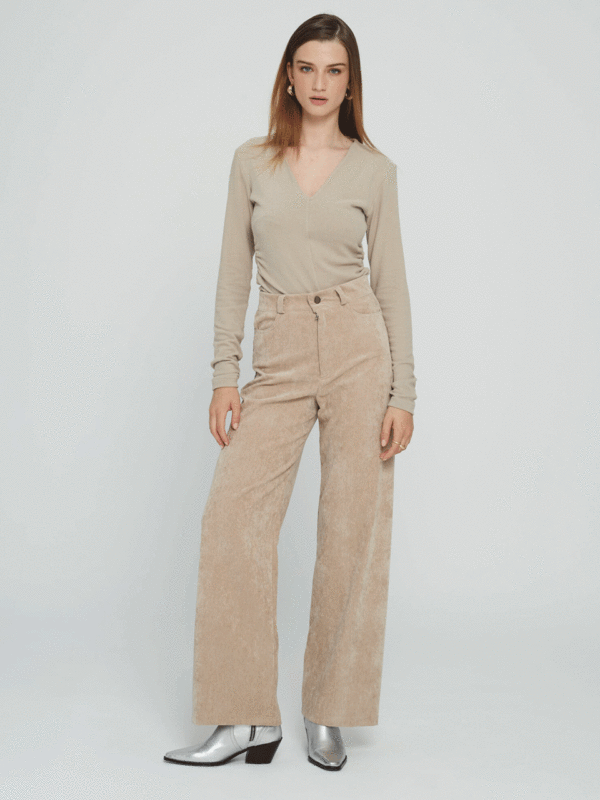 Ofilia's Flauel Easy Pants Beige