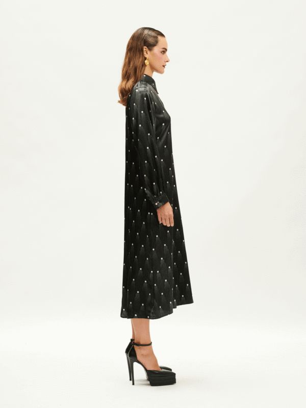 We are Collar-Neck Dress Black