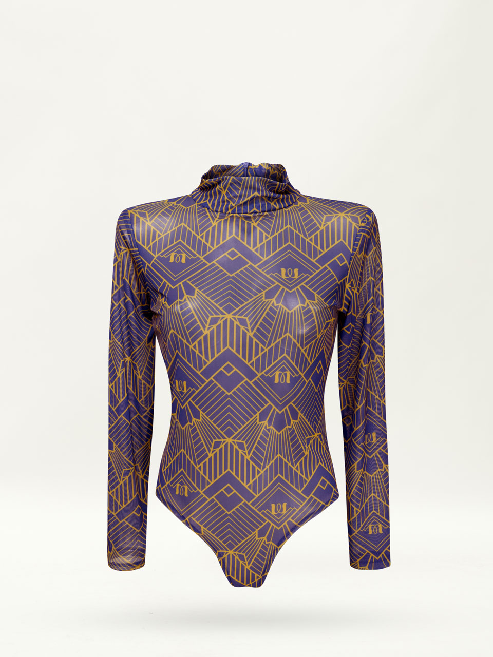We are Mesh Bodysuit Blue Gatsby