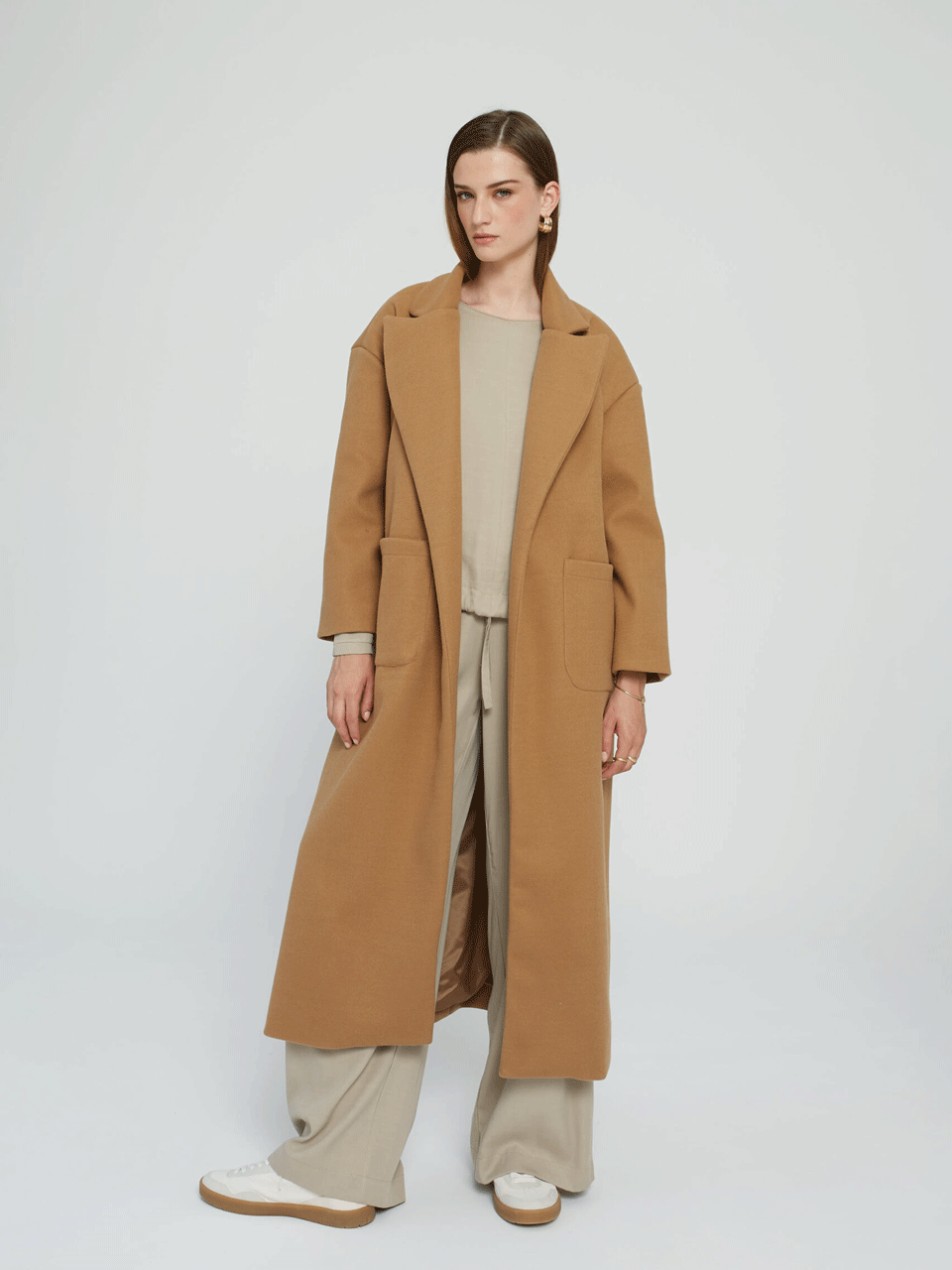 Ofilia's Frakki Coat Camel