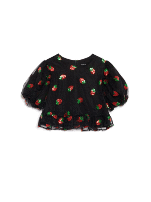 Strawberry Sequin Top
