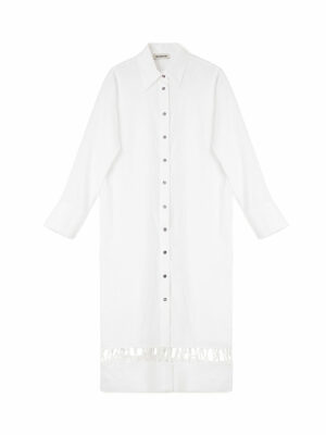 Milkwhite Midi Dress White