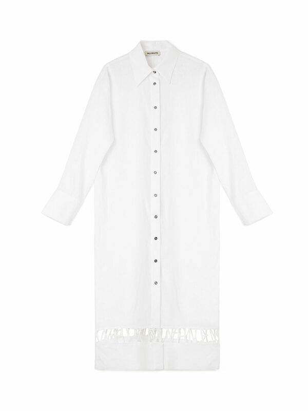 Milkwhite Midi Dress White